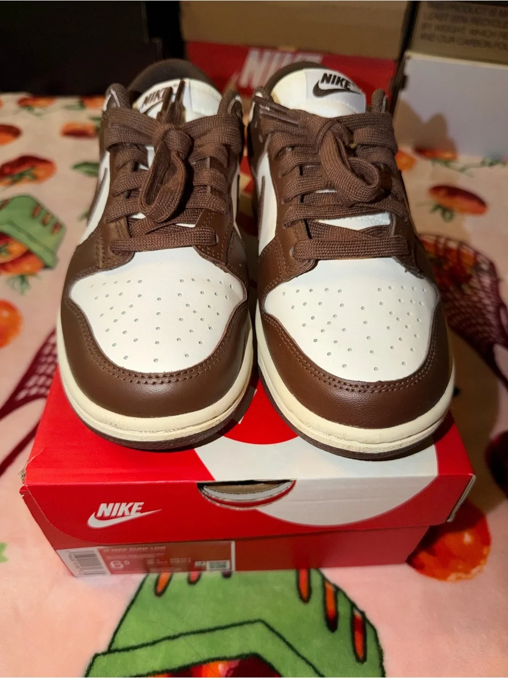 Nike Dunk Low Cacao Wow Womens 7 Shoes Brown Sneakers Youth 5.5